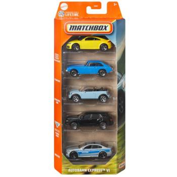 Matchbox: Autobahn Express VI kisautók 5db-os szett - Mattel kép