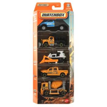 Matchbox: Construction Crew 5db-os kisautó szett 1/64 - Mattel kép