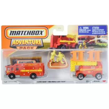 Matchbox: Hazard Squad kisautó utánfutóval szett 1/64 - Mattel kép