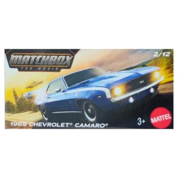 Matchbox: Papírdobozos 1969 Chevrolet Camaro kisautó 1/64 - Mattel kép