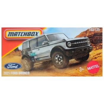 Matchbox: Papírdobozos 2021 Ford Bronco szürke kisautó 1/64 - Mattel kép