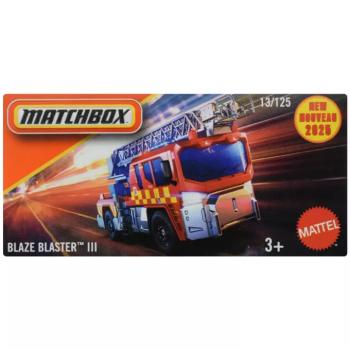 Matchbox: Papírdobozos Blaze Blaster III tűzoltóautó 1/64 - Mattel