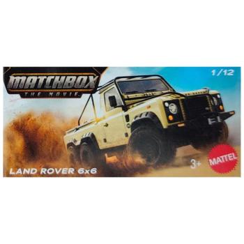 Matchbox: Papírdobozos Land Rover 6x6 kisautó 1/64 - Mattel kép