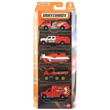 Matchbox: Rescue 5db-os kisautó szett 1/64 - Mattel kép