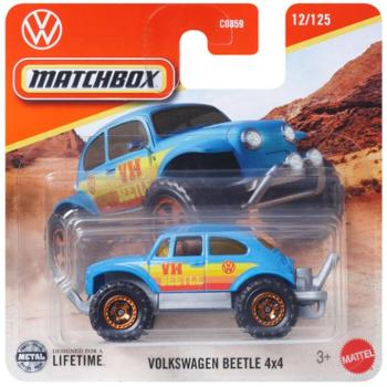 Matchbox: Volkswagen Beetle 4x4 kék kisautó 1/64 - Mattel kép