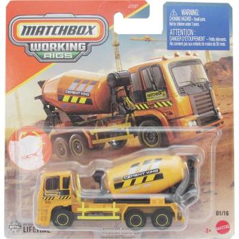 Matchbox: Working Rigs Cement King munkagép 1/64 - Mattel kép