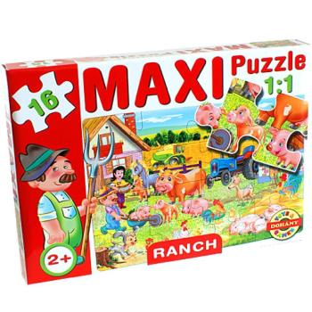 Maxi puzzle Háziállatokkal - D-Toys kép
