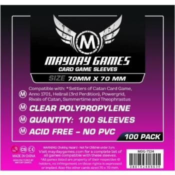 Mayday Games Kis négyzet kártyavédő 70 x 70 mm (100 db-os csomag) kép