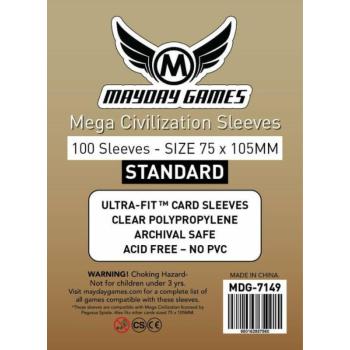Mayday Games Mega Civilization kártyavédő 75 x 105 mm (100 db-os csomag) kép