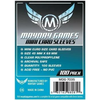 Mayday Games Mini Euro méretű kártyavédő (100 db-os csomag) 45 mm x 68 mm kép