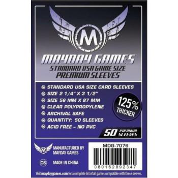 Mayday Games Premium USA méretű kártyavédő 56 x 87 mm (50 db-os csomag) kép