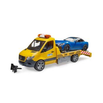 MB Sprinter vontatási szolgáltatás + roadster - Bruder 2675 kép