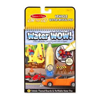 Járművek rajzolás vízzel kreatív játék - Melissa & Doug kép