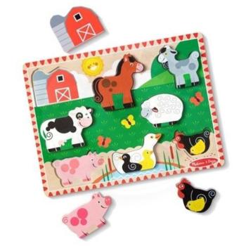 Melissa&Doug: Állatos kirakó - Farm - Spin Master kép