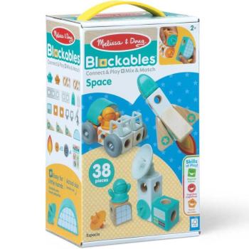 Melissa&Doug: Blockables - Az űrben fa játékszett - Spin master kép