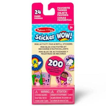 Melissa&Doug: Mini Sticker Wow! - Kedvenc tárgyak - Spin Master kép