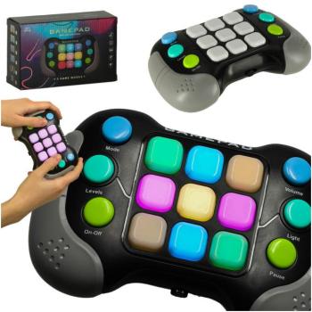Memóriajáték elektronikus arcade stresszoldó fénykonzol 4 üzemmóddal