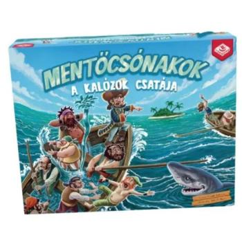 Mentőcsónakok - A kalózok csatája társasjáték, angol nyelvű kép