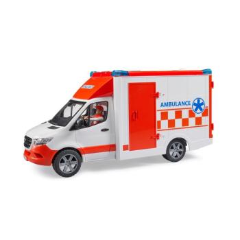 Mentőkocsi - MB Sprinter, bábuval - Bruder 2676 kép