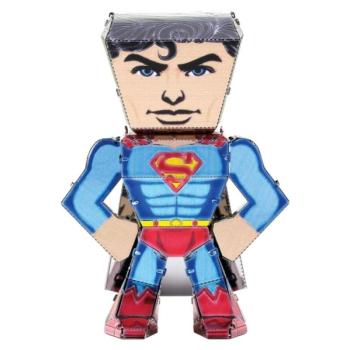 Metal Earth DC Igazság Ligája - Superman mini modell - lézervágott acél makettező szett kép