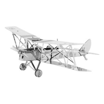 Metal Earth de Havilland DH 82 Tiger Moth repülőgép - lézervágott acél makettező szett kép