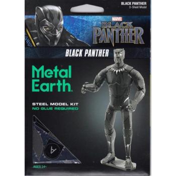 Metal Earth Fekete Párduc - lézervágott acél makettező szett kép