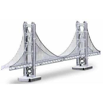 Metal Earth Golden Gate híd - lézervágott acél makettező szett kép