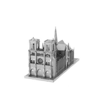 Metal Earth ICONX Notre Dame - nagyméretű lézervágott acél makettező szett kép