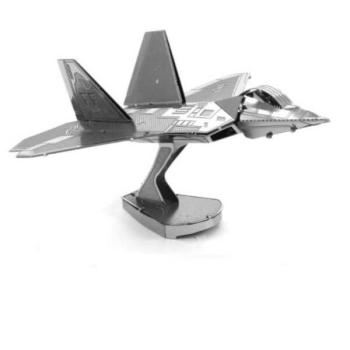 Metal Earth Lockheed Martin F-22 Raptor repülőgép - lézervágott acél makettező szett kép