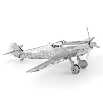 Metal Earth Messerschmitt BF-109 repülő - lézervágott acél makettező szett