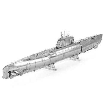 Metal Earth Német U-Boat XXI hajó - lézervágott acél makettező szett kép