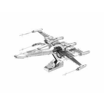 Metal Earth Star Wars Poe Dameron's X-wing Fighter űrrepülő - lézervágott acél makettező szett kép