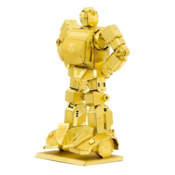 Metal Earth Transformers Bumblebee arany - lézervágott acél makettező szett kép