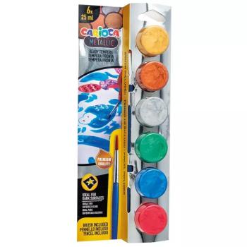 Metallic tempera szett 6x25ml - Carioca kép