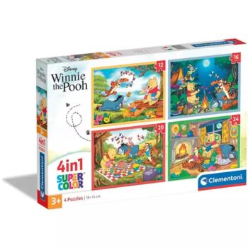 Micimackó 4 az 1-ben puzzle - Clementoni