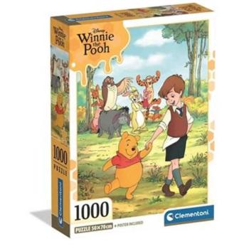 Micimackó és barátai 1000 db-os puzzle poszterrel - Clementoni