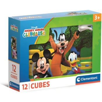 Mickey egér 12db-os mesekocka - Clementoni kép