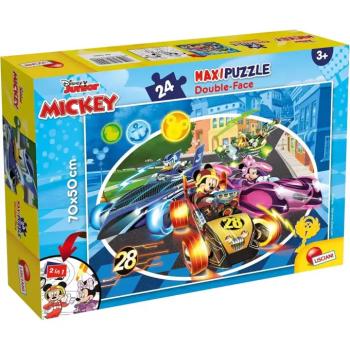 Mickey egér 2 az 1-ben maxi 24db-os puzzle és színező 70x50cm - Lisciani kép