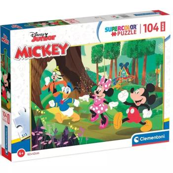 Mickey egér és barátai erdei kalandja 104db-os maxi supercolor puzzle - Clementoni kép