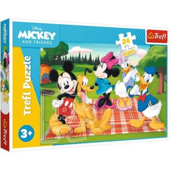 Mickey egér és barátai: Piknik 24 db-os Maxi puzzle - Trefl kép