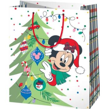 Mickey egér karácsonyi mintás óriás méretű ajándéktáska 40x56x20cm-es kép