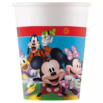 Mickey egér mintás papírpohár 8db-os szett 200ml kép