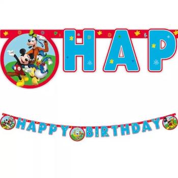 Mickey egér szülinapi party banner 200cm kép
