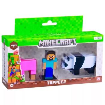 Minecraft 3D Toppeez 2. széria 3 db-os figurakészlet többféle - 1db kép