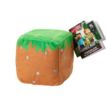 Minecraft Blocks plüss figura - Grass Block figura - Mattel kép