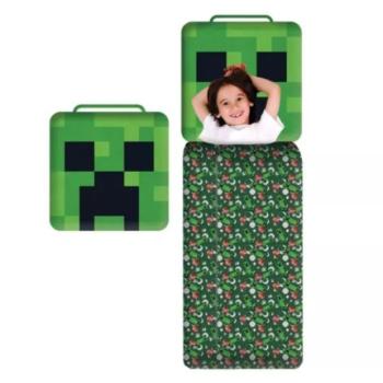 Minecraft: Creeper hálózsák párnában - 60 x 130 cm kép