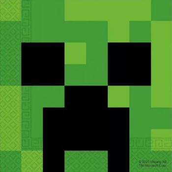Minecraft papírszalvéta szett – 2 rétegű, 33x33 cm, 20db kép