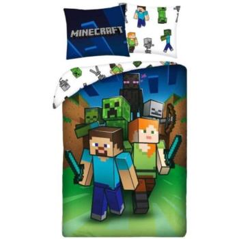 Minecraft: Kétrészes ágyneműhuzat szett - 140 x 200 cm kép
