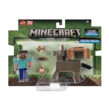 Minecraft: Steve és Szamár figura szett - Mattel kép