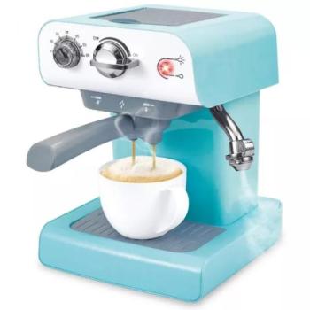 Mini kávéfőző gőzfunkcióval – 26,5 cm, türkiz kép